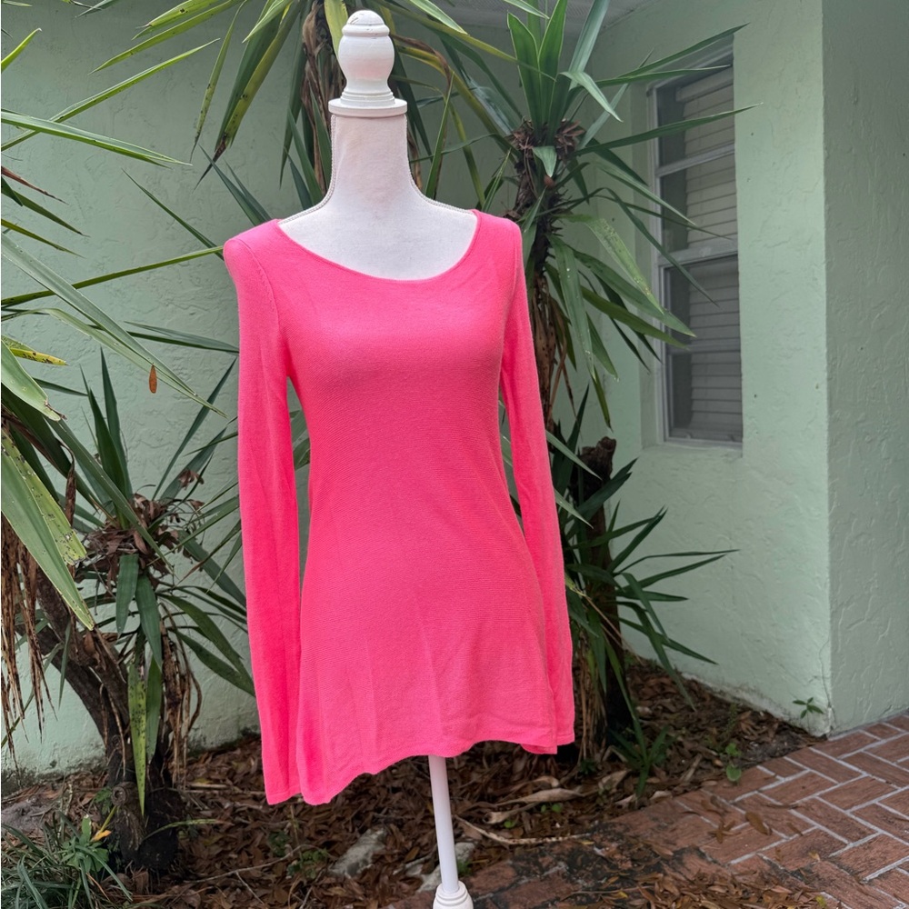 Lilly Pulitzer Hot Pink Light Knit Top